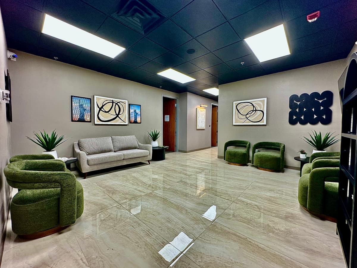 Lobby at Desert Recovery Centers Phoenix PHP IOP treatment center