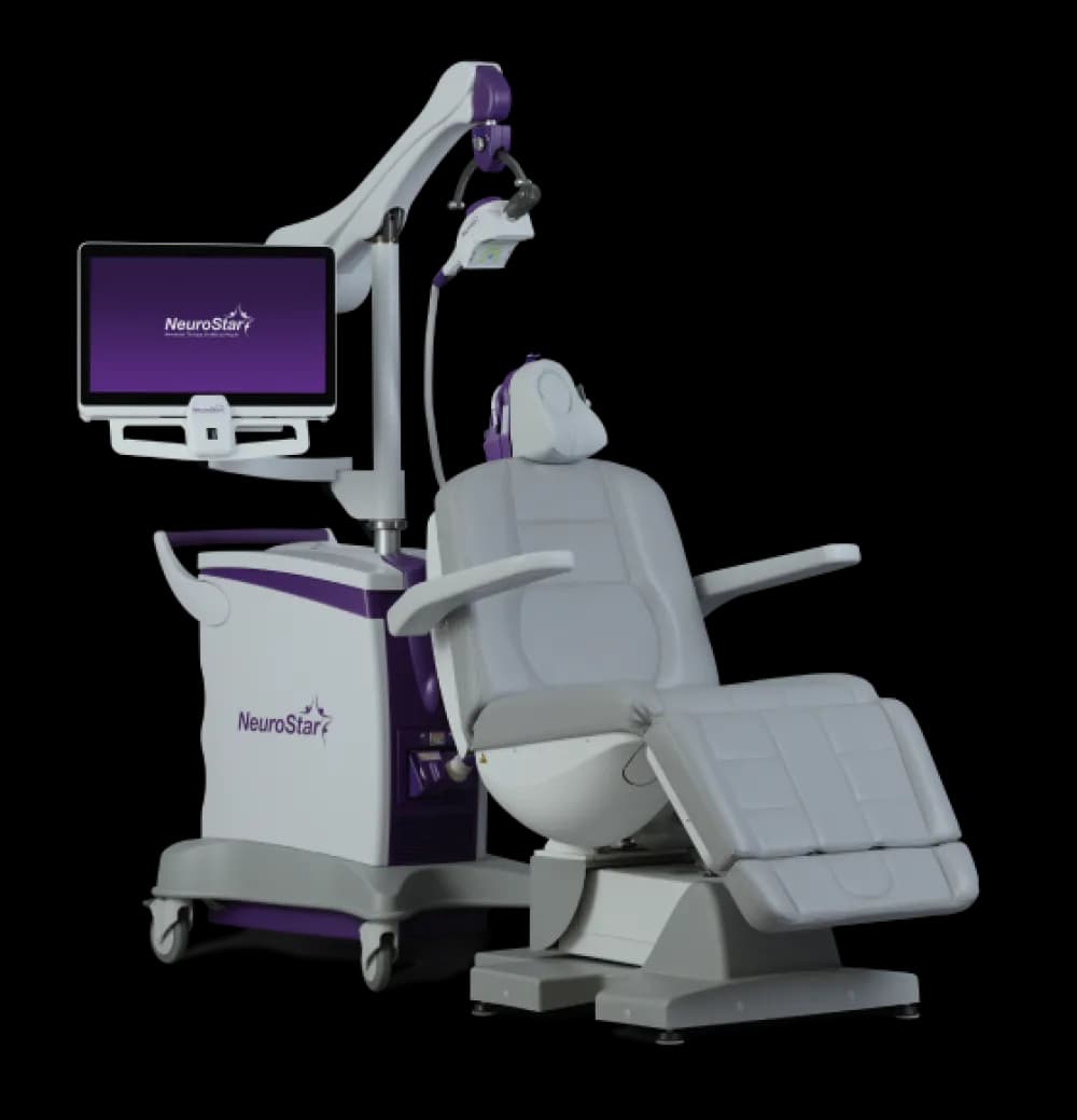 Desert Recovery Centers Phoenix NeuroStar TMS therapy treatment chair